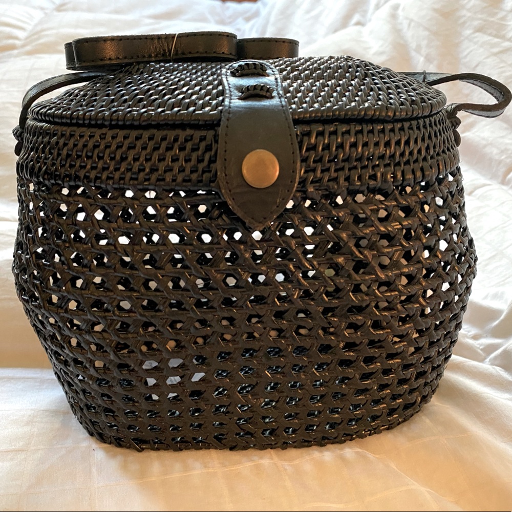 Faithfull the Brand Black Paloma Shoulder Bag